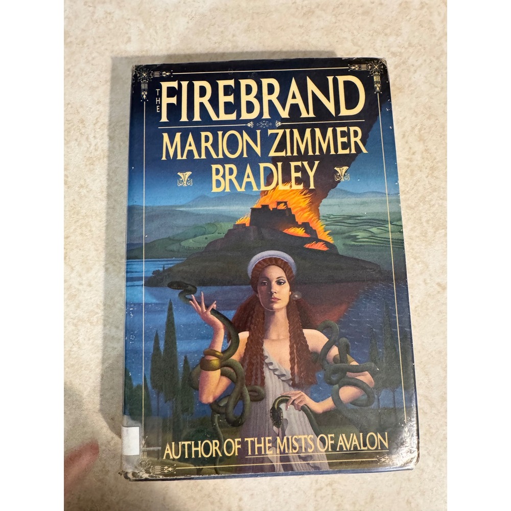 The Firebrand Marion Zimmer Bradley 1987‎ First Edition Hardcover Fantasy Novel